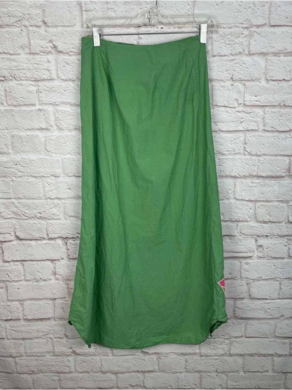 FARM Rio Full Floral Green Maxi Skirt Size S Flawed* - Picture 2 of 10